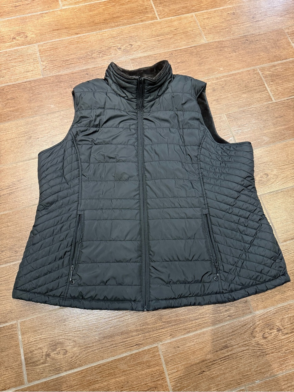 Weatherproof Black Quilted Puffer Vest